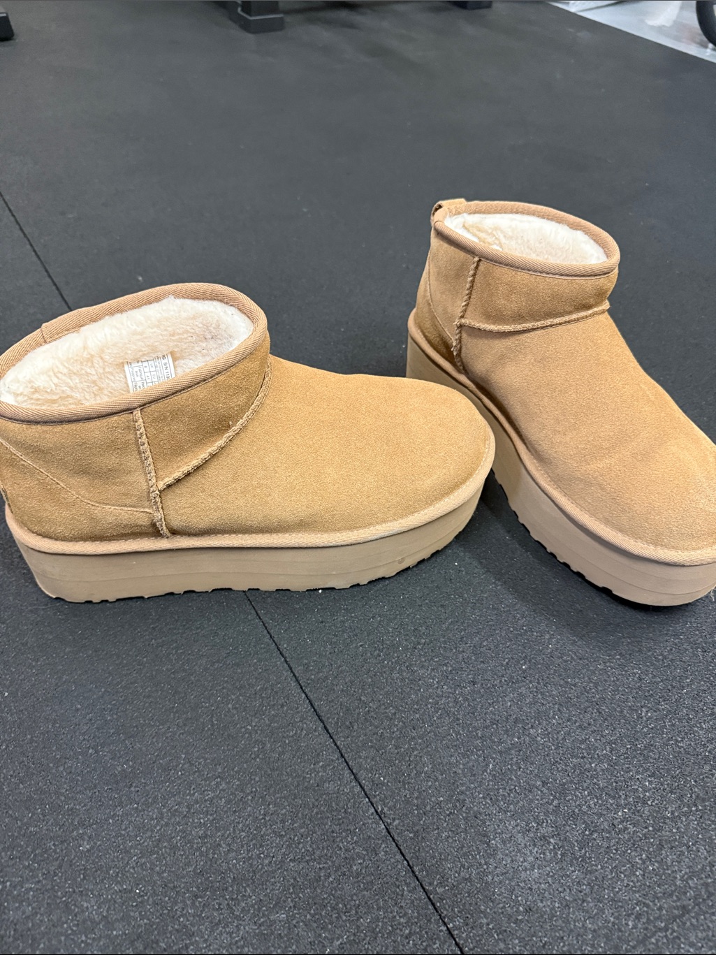 Ugg Sheepskin-Lined Boot Interior - Cream